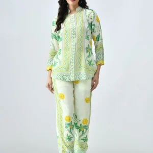 Green Printed Co-Ord Set